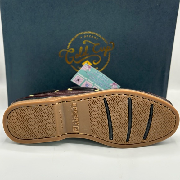 SPERRY GOLD CUP AUTHENTIC MAKO 2-EYE BOAT SHOES - Picture 4 of 9